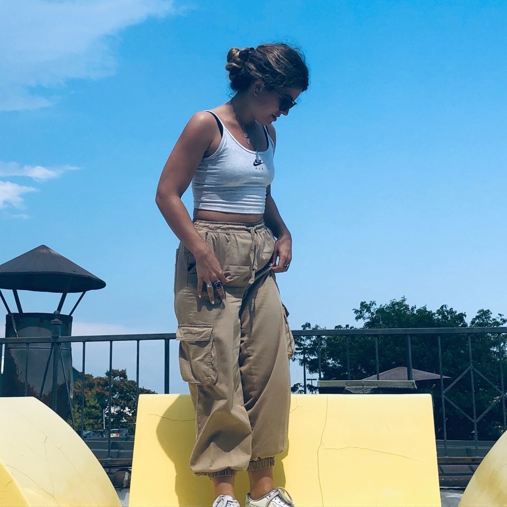 UO TAN CARGO PANTS